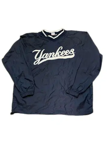 New York Yankees 나일론 풀오버 양키스