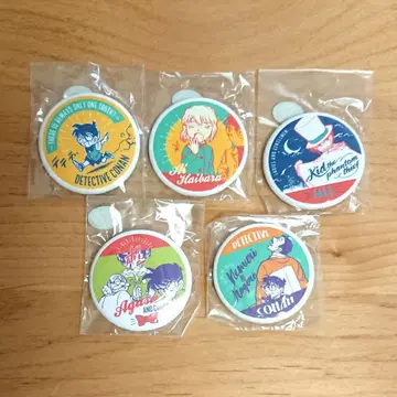 명탐정 코난 캔뱃지 호쿠에이정 돗토리 5개