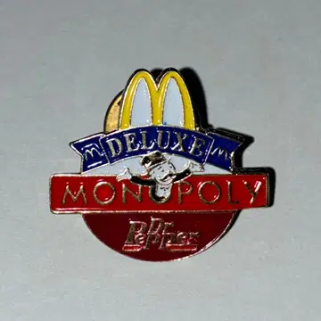 4개 세트 맥도날드 모노폴리 핀 배지 닥터 페퍼