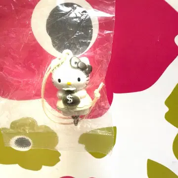 헬로키티 엔젤 풍수 마스코트 스트랩 금전운