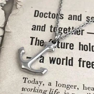 새상품 앵커 모티브 목걸이 스테인리스 316L