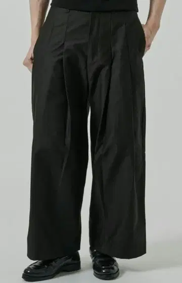 신야코즈카 Baggy 배기 블랙 와이드 팬츠 새상품 택 포함 m