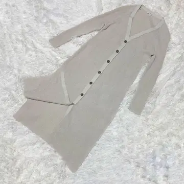 [ 새상품급 ] EPOCA 에포카 롱 니트 가디건 아이보리 사이즈 40