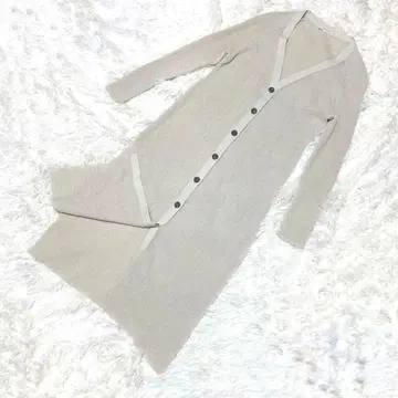 [ 새상품급 ] EPOCA 에포카 롱 니트 가디건 아이보리 사이즈 40