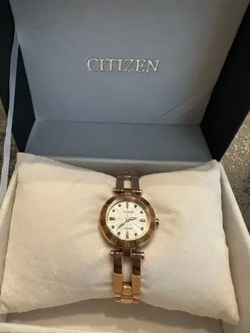 Citizen WiCa 골드 솔라 시계