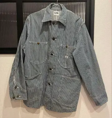 LEE 리 히코리 커버올 네이비 스트라이프 G 아메카지