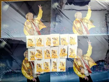 패밀리 복권 아키 씨 포스터 4장 스티커 16장 세트