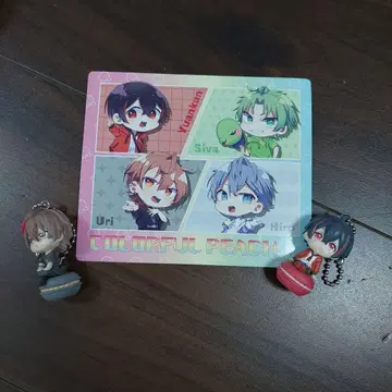 컬러풀 아크릴 캐릭터 키링 카라피치 uri hiro