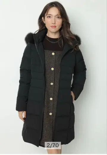 Apuweiser-riche 허리 마크 퍼프 코트