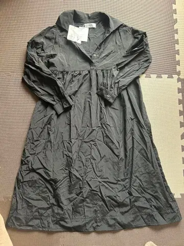 SOUAIRE 블랙 셔츠 원피스 F 사이즈