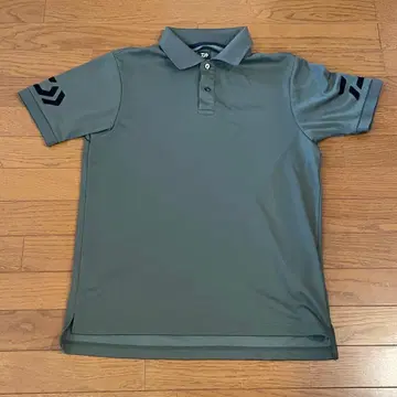 DAIWA 다이와 DE-7906 로고 자수 피케 셔츠 XL 카키