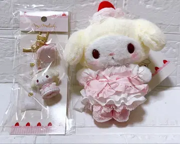 [ 익명 배송 ] 마이멜로디 딸기 휘핑 케이크 마스코트 참 키링