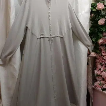 라이트 그레이 롱 원피스 사이즈 42