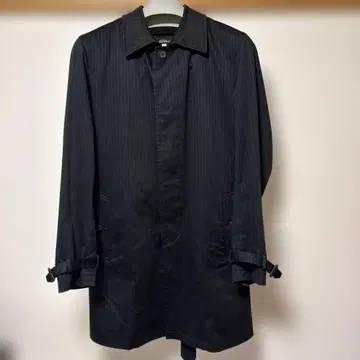 green label relaxing 스트라이프 스텐카라 코트