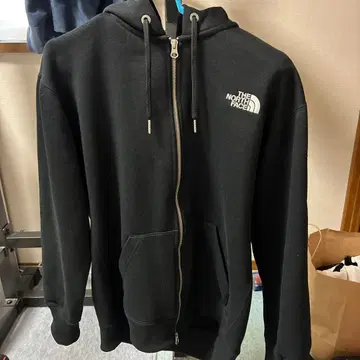 THE NORTH FACE 블랙 후드티 M