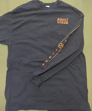 ADULT VIRUS 롱 T XL Rave@utopia