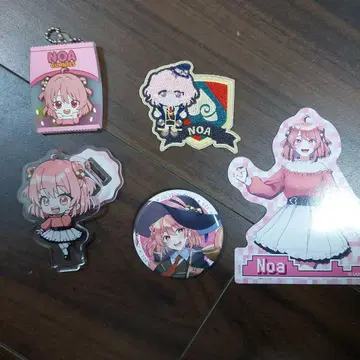 Noa 아크릴 키링 캔뱃지 세트 카라피치