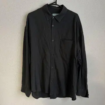 RAGEBLUE 린넨 긴팔 셔츠 L 사이즈 블랙