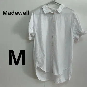 Madewell 반팔 셔츠 [ M ] 화이트 블라우스