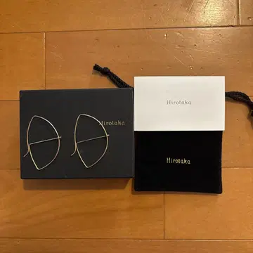 Hirotaka 다이아몬드 후프 귀걸이