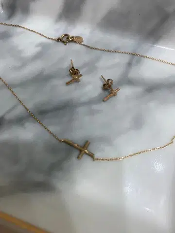 lilas K10 목걸이 귀걸이 세트