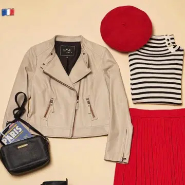 To b. by agnes b. 베레모 빨간색 레드