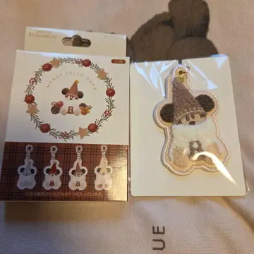 디즈니 크리스마스 2025 리루린린 키체인 브라운