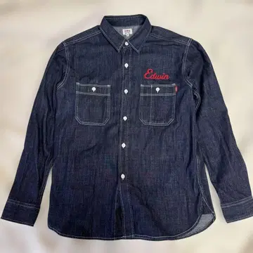 [ Edwin ] 데님 긴팔 셔츠 M