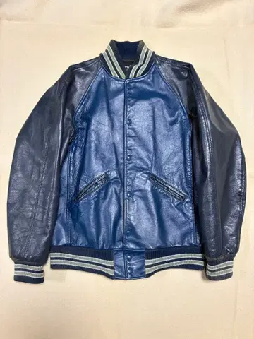 BUTWIN 바토윈 가죽 바시티 자켓 미국제 80s