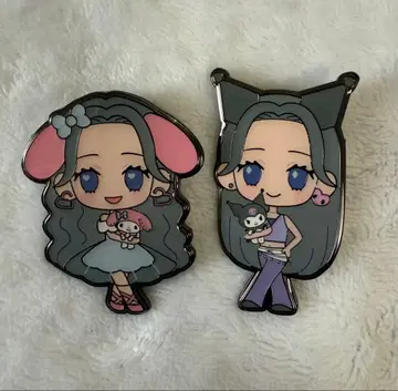 LE SSERAFIM 카즈하 핀 배지 핀즈 마이멜로디 쿠로미