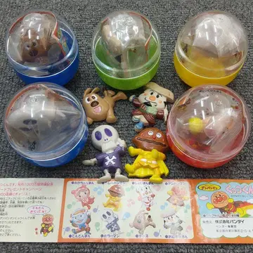 호빵맨 찰싹붙어라 3 [BANDAI:가샤폰] 5종 세트