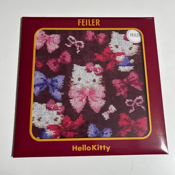 산리오 헬로키티 페이 슈니르 직조 손수건