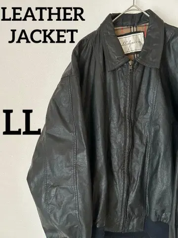 가죽 자켓 LL 블랙 소가죽