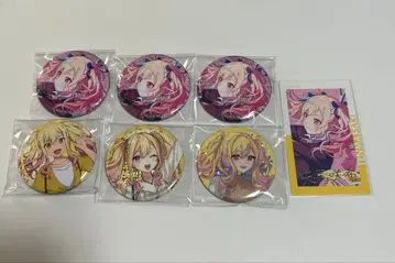 프로세카 텐마 사키 캔뱃지 6개 에피카 금박 1장 세트