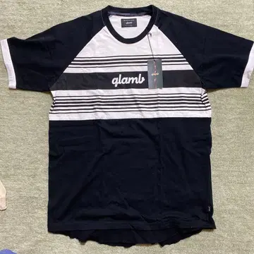 glamb 스트라이프 T셔츠 네이비/화이트