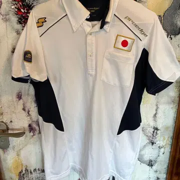 일본 대표 proedge 일본 국기 피케 셔츠