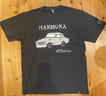 미사용 새상품 고 슬로우 캐러밴 T셔츠 하코스카 프린트 L 사이즈