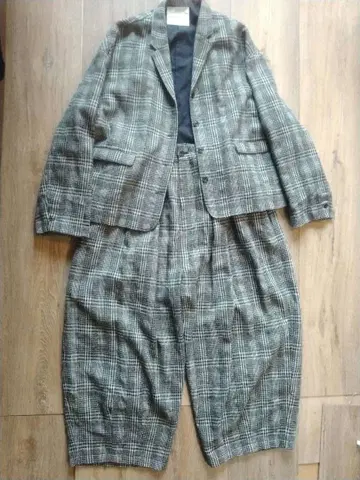 서울베리 soulberry 글렌체크 셋업 울 50% 4L