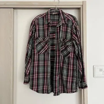 파이브 브라더 체크 무늬 긴팔 셔츠 TALLMAN-L