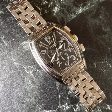 ELGIN 크로노그래프 손목시계 [ 정상 작동품 ]