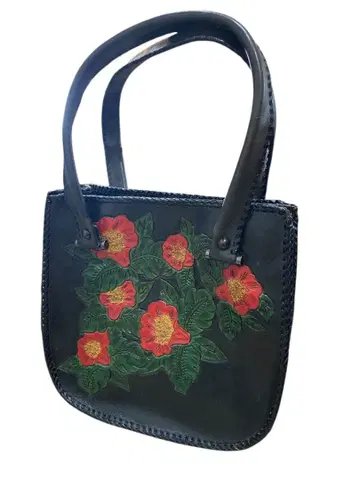 천연 가죽 카빙 가죽 핸드메이드 백 빈티지