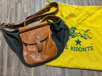 IL BISONTE 숄더백 브라운/그린