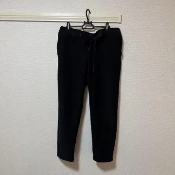 GU 플리스 슈퍼 스트레치 이지 팬츠 블랙