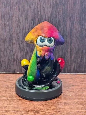 스플래툰 이카 amiibo 컬러풀 리페인트 2