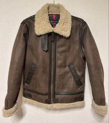 ALPHA 브라운 플라이트 자켓 S