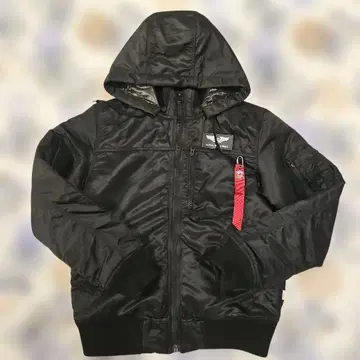 ALPHA INDUSTRIES 후디드 리브 자켓