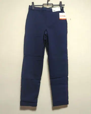 [ 유니클로 ] 미사용 방풍 웜 이지 팬츠 네이비