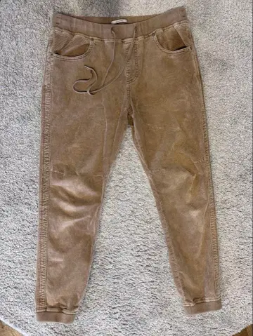 BAYFLOW 베이플로우 조거 팬츠 코듀로이 베이지 사이즈 3