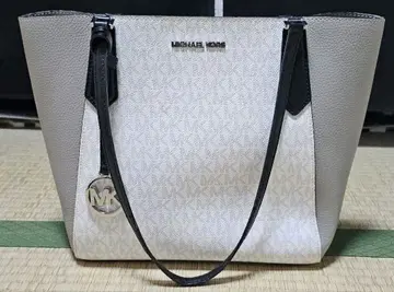 MICHAEL KORS 토트백 그레이/화이트
