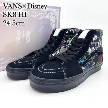 [ 미사용 ] VANS 스케이트 하이 블랙 디즈니 기념 모델 한정판